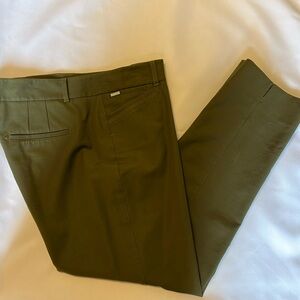 WHBM Crop Pant - Olive
